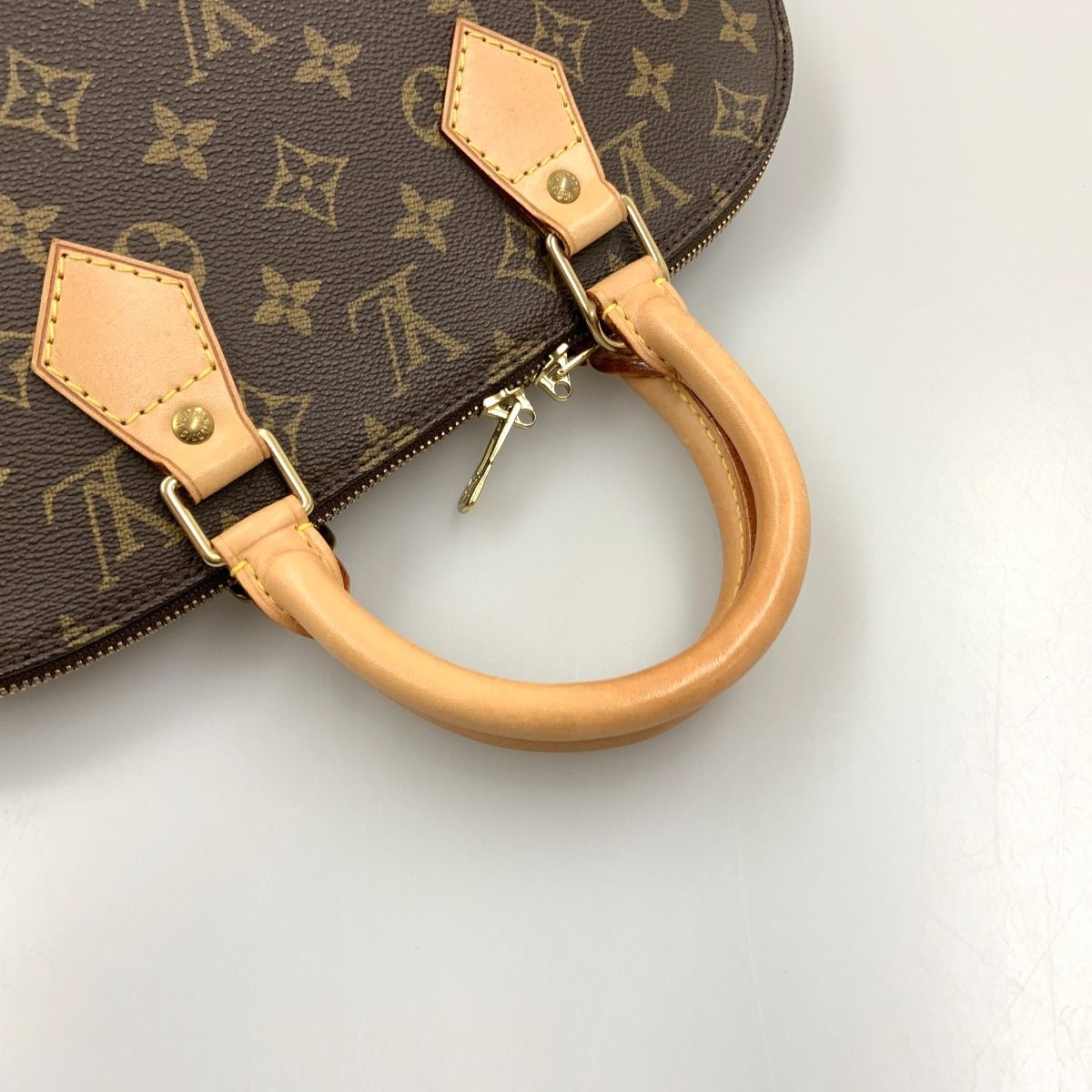 Louis Vuitton Monogram Alma Handbag Brown — view 7