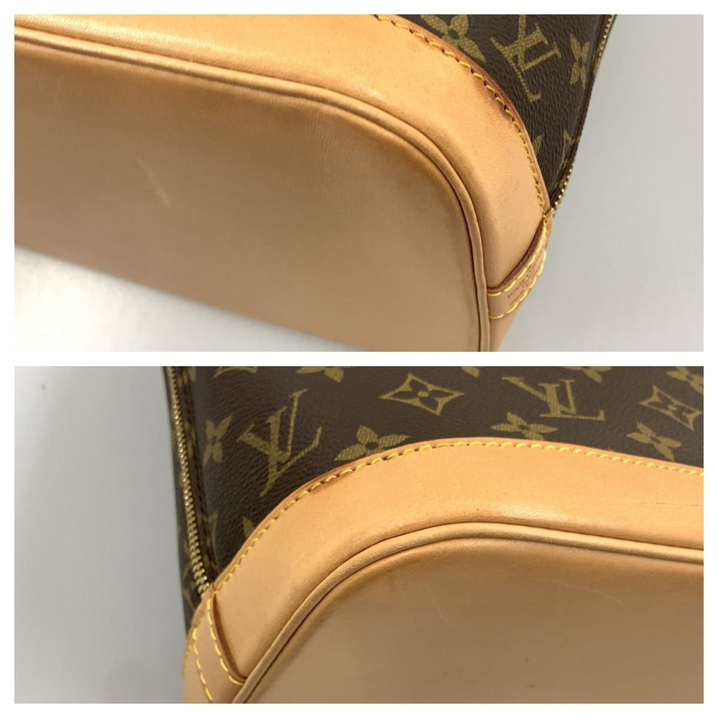 Louis Vuitton Monogram Alma Handbag Brown — view 6