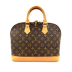 Louis Vuitton Monogram Alma Handbag Brown