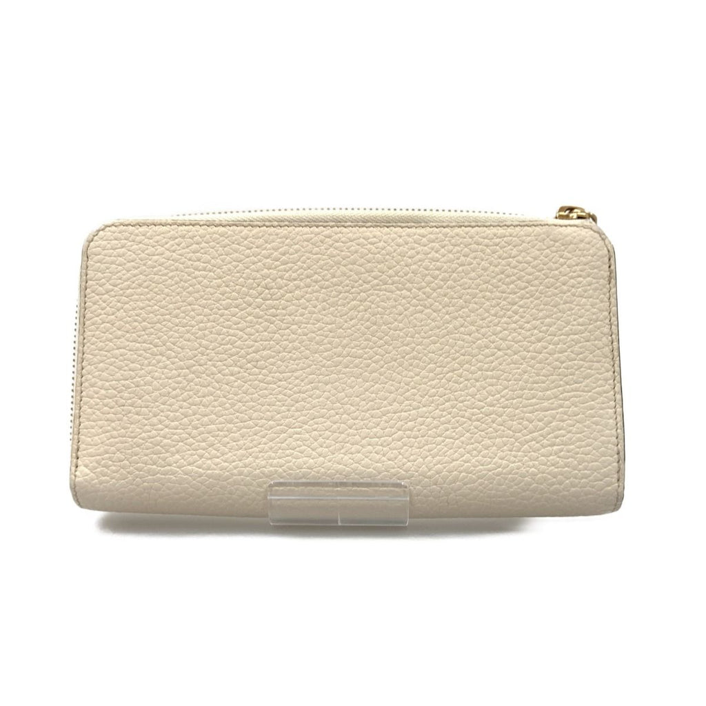 Louis Vuitton Taurillon Portefeuille Comet L Zipper Wallet Ivory — view 2
