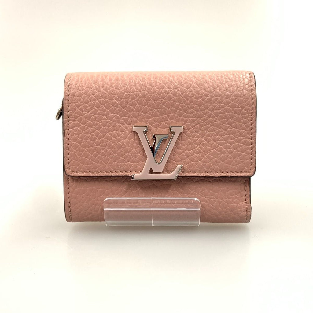 Louis Vuitton Portefeuille Capucines XS Trifold Wallet Pink