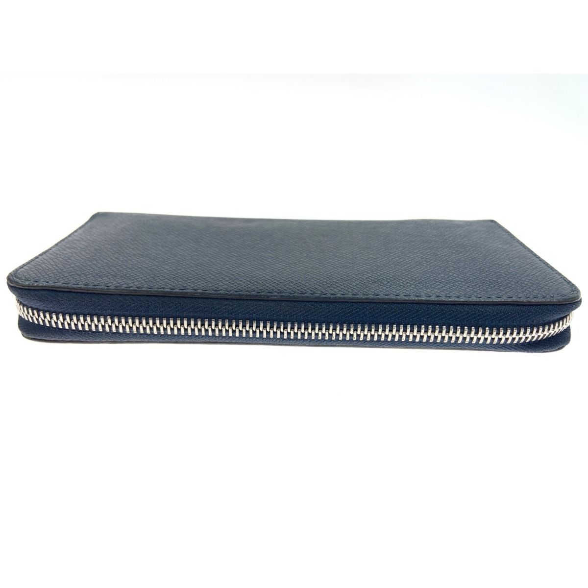 Louis Vuitton Taiga Zippy Wallet Vertical Zip Around Navy — view 6