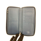 Louis Vuitton Taiga Zippy Wallet Vertical Zip Around Navy — view 7