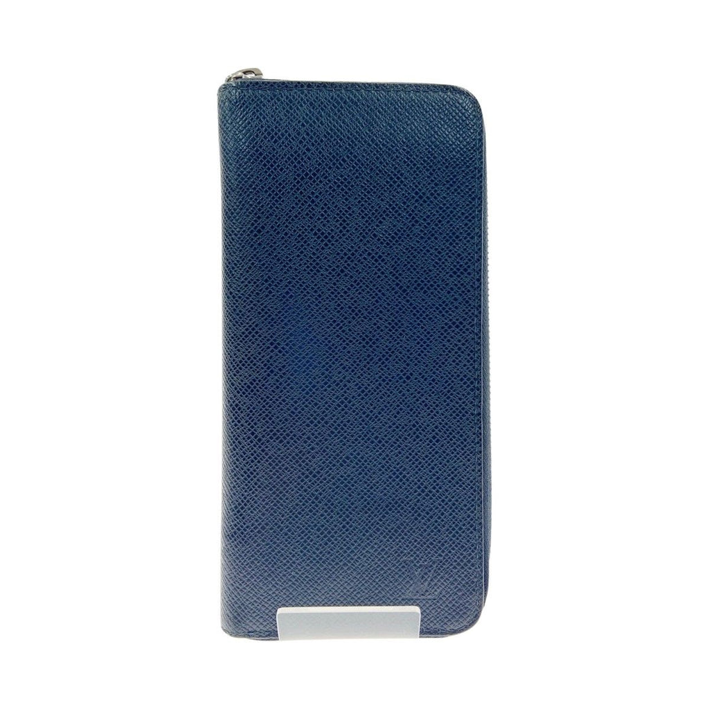 Louis Vuitton Taiga Zippy Wallet Vertical Zip Around Navy