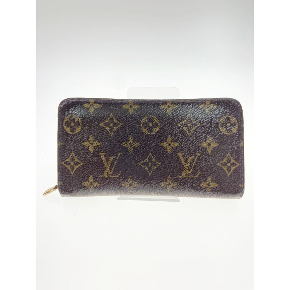 Louis Vuitton Monogram Porto Monnaie Zip Around Wallet Brown — view 2