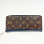 Louis Vuitton Monogram Macassar Zippy Wallet Vertical Zip Around Brown — view 2