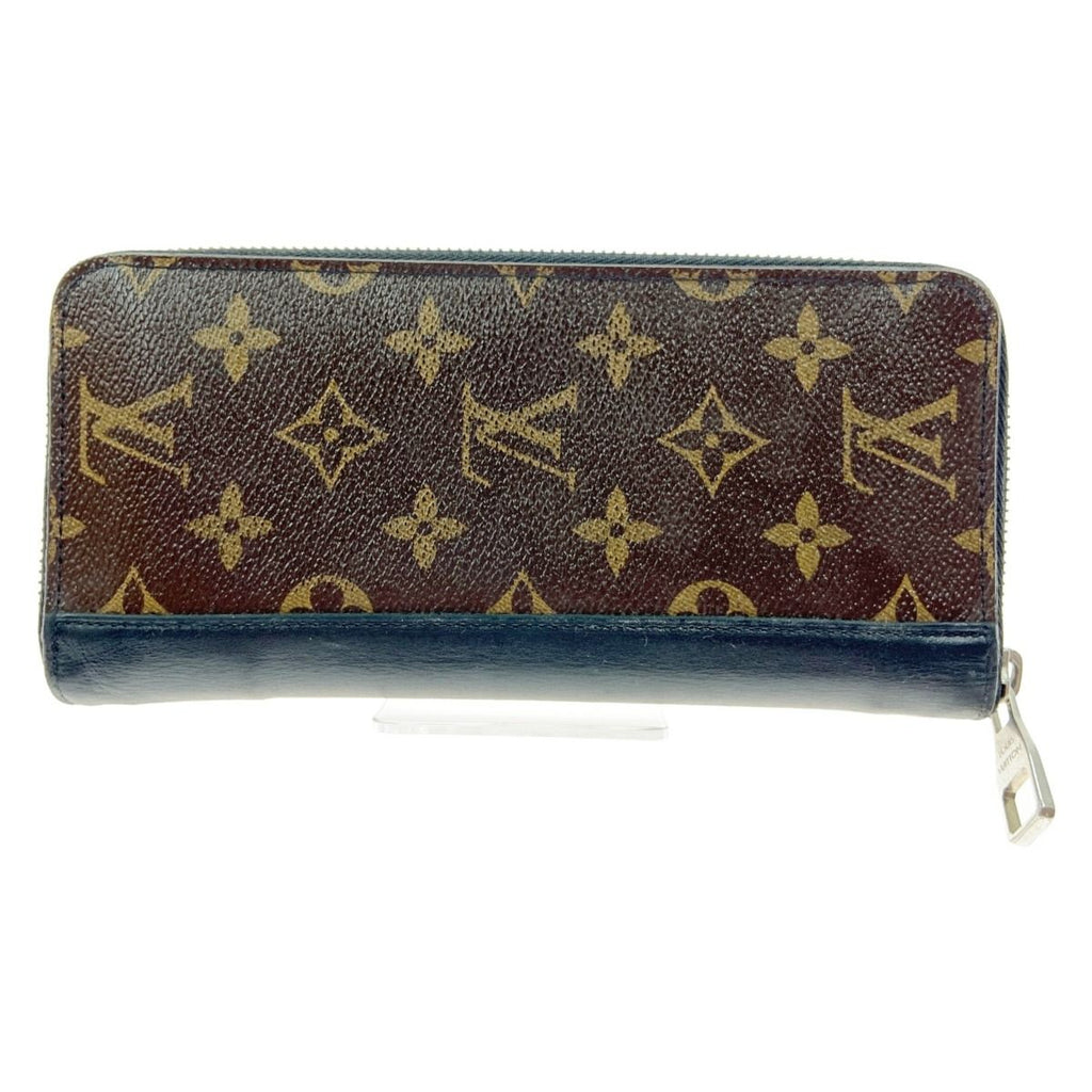 Louis Vuitton Monogram Macassar Zippy Wallet Vertical Zip Around Brown