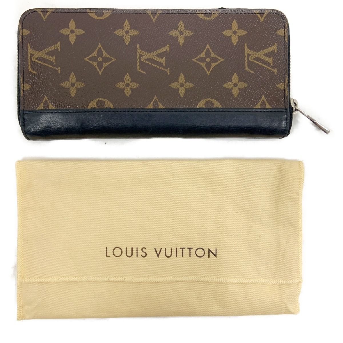 Louis Vuitton Monogram Macassar Zippy Wallet Vertical Zip Around Brown — view 8