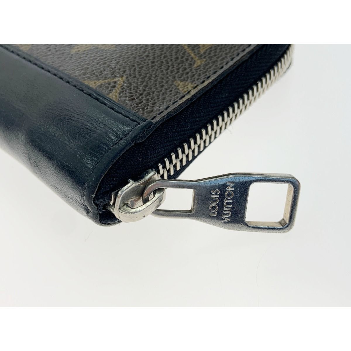 Louis Vuitton Monogram Macassar Zippy Wallet Vertical Zip Around Brown — view 3