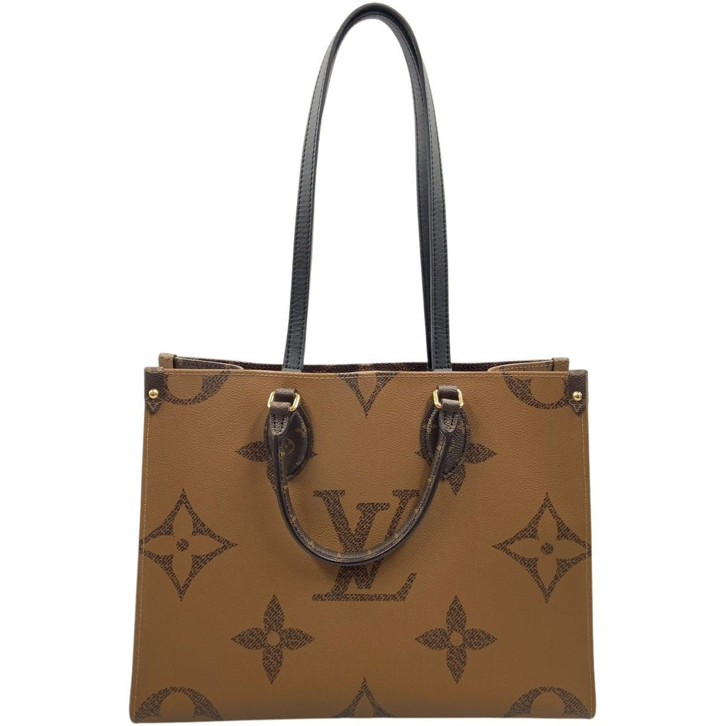 Louis Vuitton Monogram Giant on the Go MM 2-Way Bag Brown — view 2