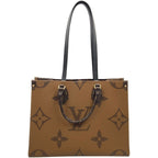 Louis Vuitton Monogram Giant on the Go MM 2-Way Bag Brown — view 2