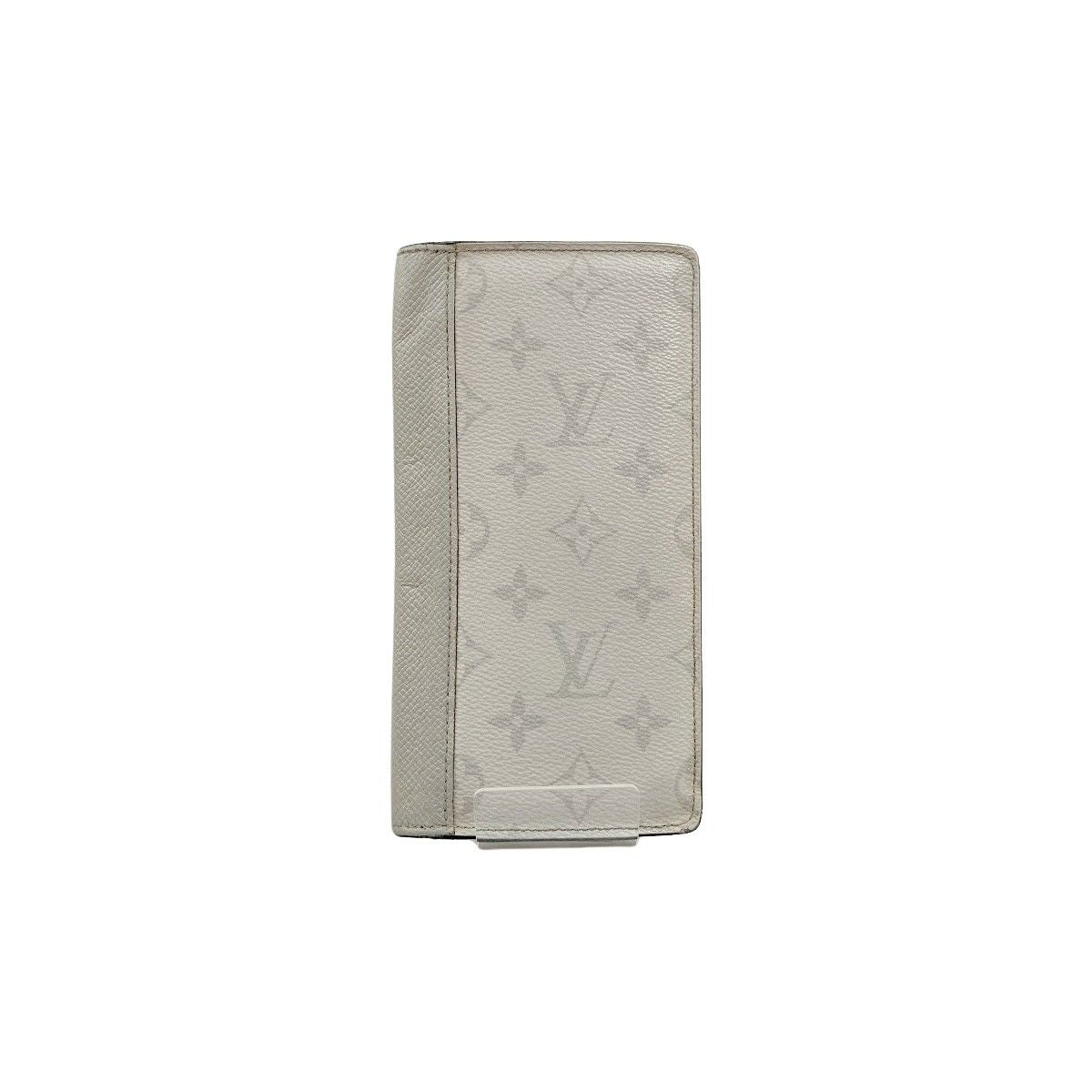 Louis Vuitton Portefeuille Brazza NM Taigarama Bifold Wallet White