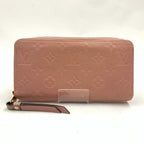 Louis Vuitton Monogram Empreinte Zippy Wallet Zip Around Pink — view 2