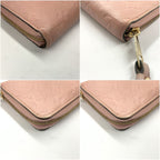 Louis Vuitton Monogram Empreinte Zippy Wallet Zip Around Pink — view 5