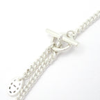 Hermes Choker Point Sellier Silver Necklace — view 4
