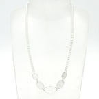 Hermes Choker Point Sellier Silver Necklace — view 2