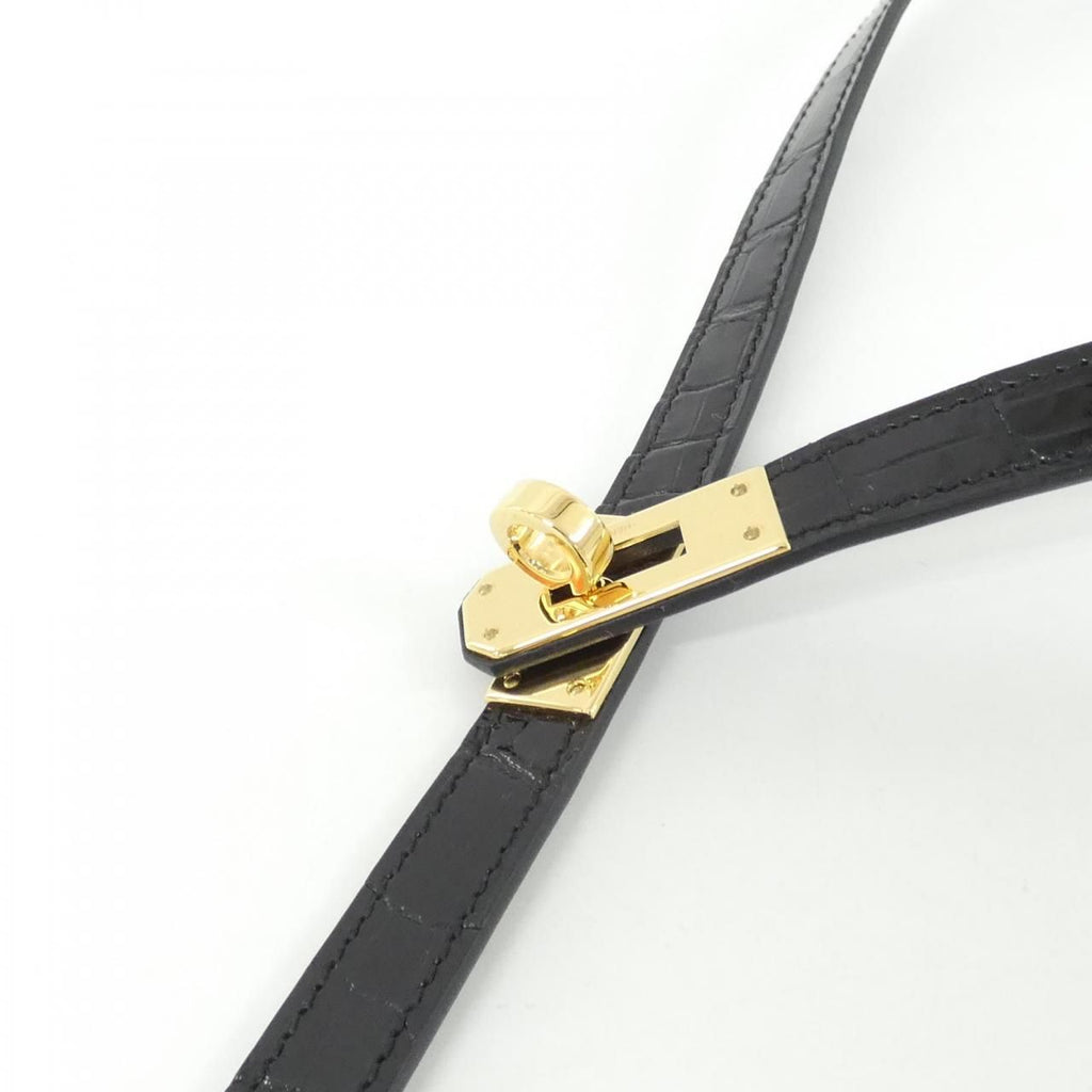 Hermes Kelly Necklace Black — view 3