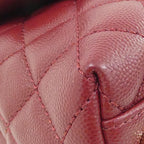 Chanel Bag Handbag Burgundy — view 3