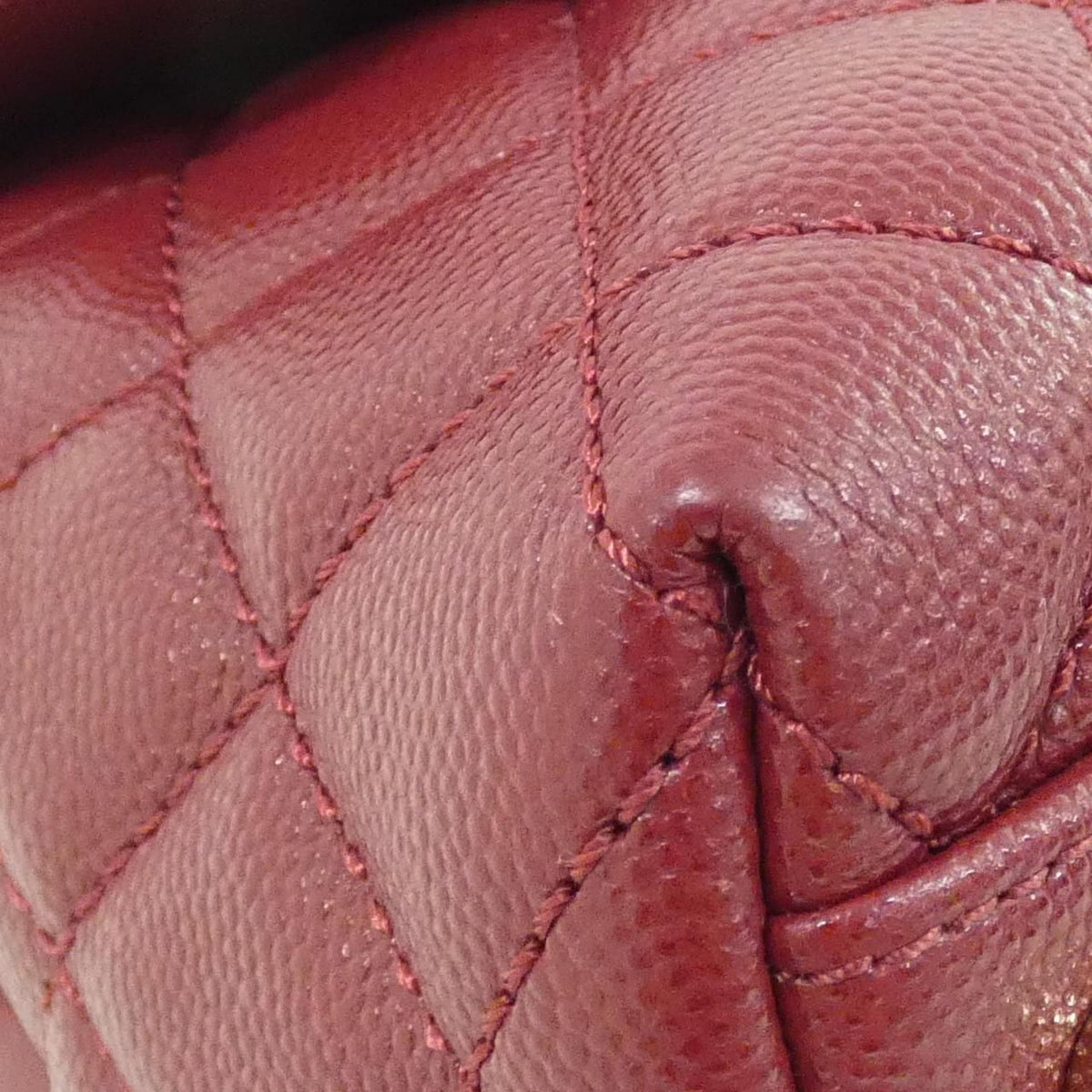 Chanel Bag Handbag Burgundy — view 3