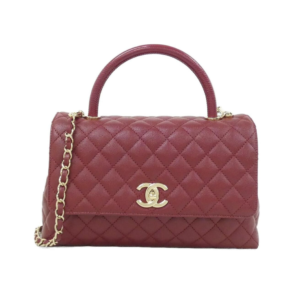 Chanel Bag Handbag Burgundy