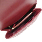Chanel Bag Handbag Burgundy — view 7