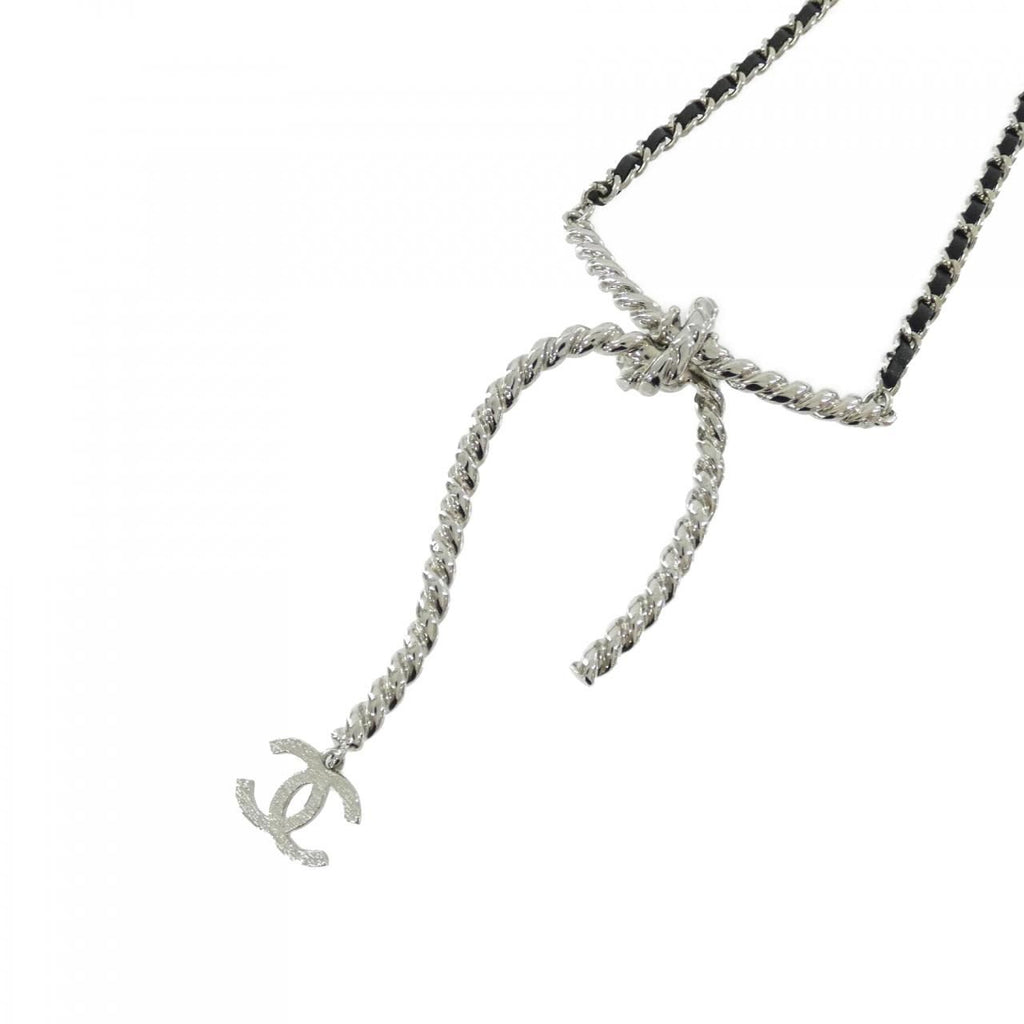 Chanel Necklace Silver — view 3