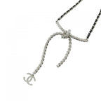 Chanel Necklace Silver — view 3