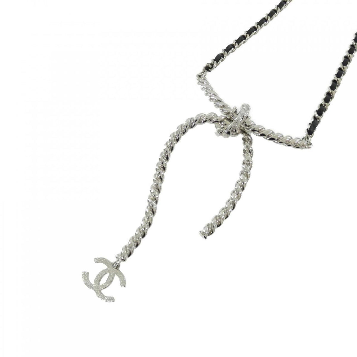 Chanel Necklace Silver — view 3