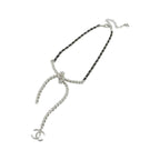 Chanel Necklace Silver — view 2