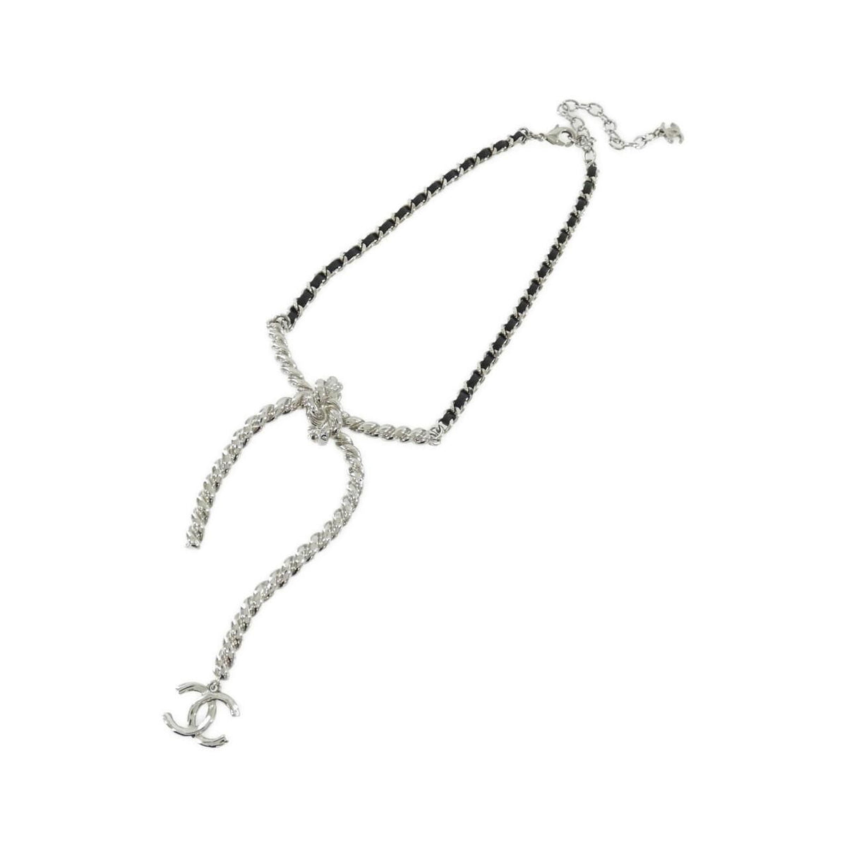 Chanel Necklace Silver — view 2
