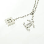 Chanel Necklace Silver — view 3