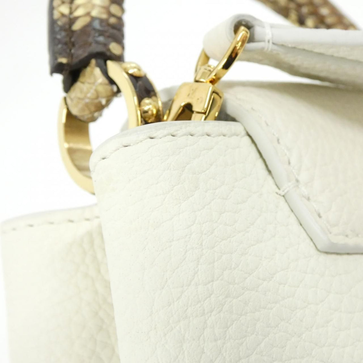 Louis Vuitton Exotic Leather Capucines Bag — view 6