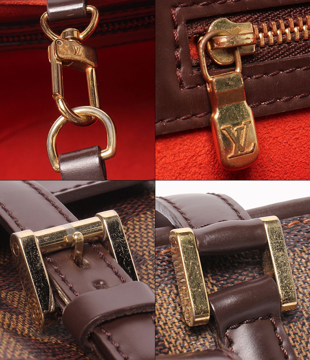Louis Vuitton Tote Shoulder Bag Manosque PM Damier Ebene — view 6