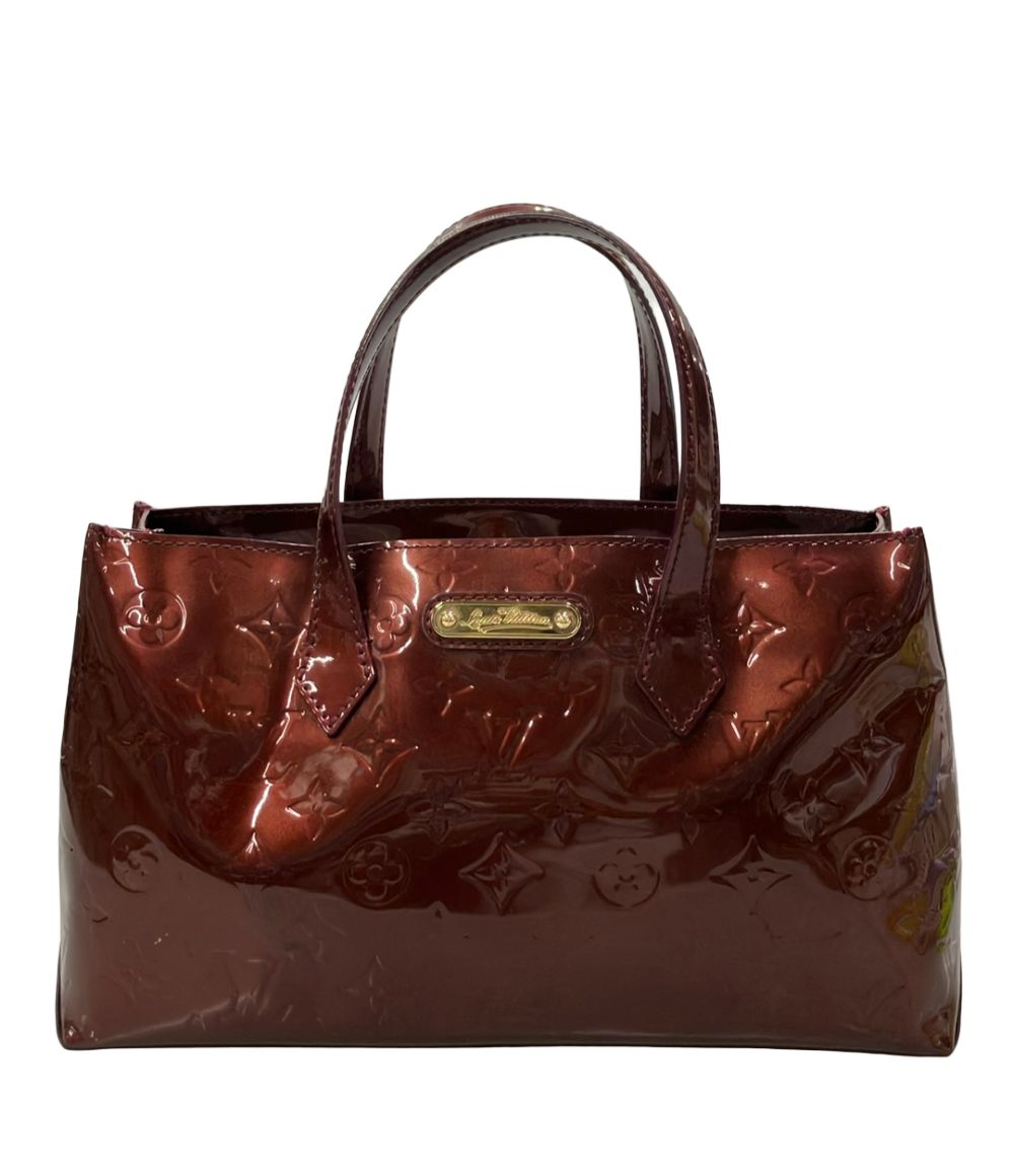 Louis Vuitton Handbag Patent Wilshire PM Monogram Vernis