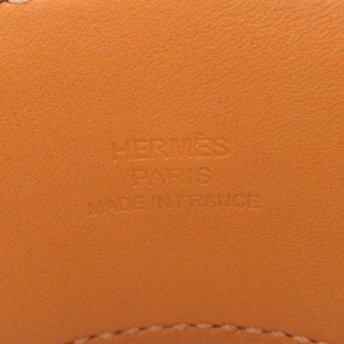 Hermes Bracelet Collier de Chien Medor Leather Orange T2 — view 5