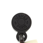 Hermes Earrings H Equipe Brown White — view 5