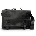 Prada Buffalo Leather Messenger Bag Black