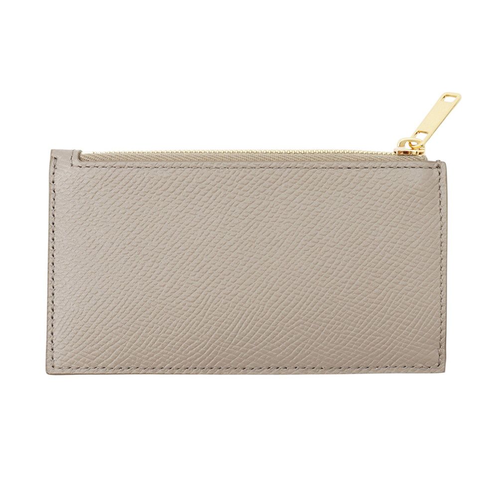 Celine Coin Purse Fragment Case Grained Calfskin Logo Card — view 3