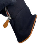 Hermes Pouch Bolide Mini Black Silver Canvas Case — view 5