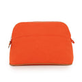 Hermes Pouch Bolide MM Orange Fu Silver Canvas Makeup Case
