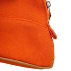 Hermes Pouch Bolide Mini Orange Fu Silver Cotton Case — view 6