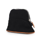 Hermes Pouch Bolide Mini Black Silver Cotton Case — view 2