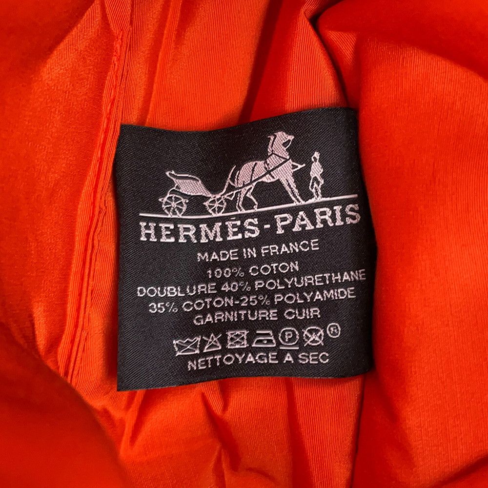 Hermes Pouch Bolide Mini Black Silver Cotton Case — view 8