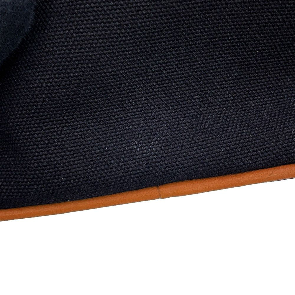 Hermes Pouch Bolide Mini Black Silver Cotton Case — view 6