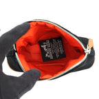 Hermes Pouch Bolide Mini Black Silver Cotton Case — view 4