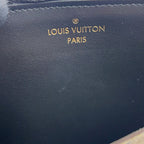 Louis Vuitton Wallet Monogram Reverse Slim Purse Black — view 6