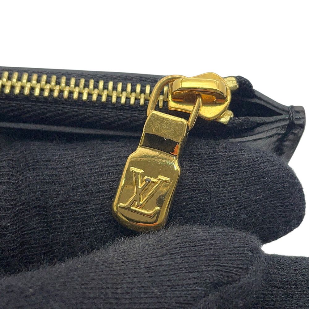 Louis Vuitton Wallet Monogram Reverse Slim Purse Black — view 8