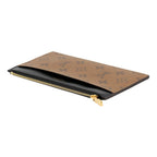 Louis Vuitton Wallet Monogram Reverse Slim Purse Black — view 2