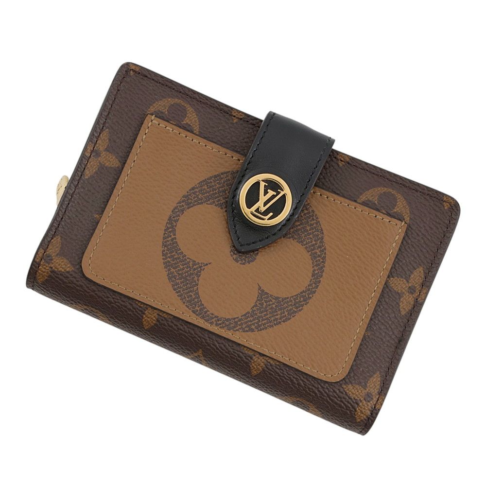 Louis Vuitton Bifold Wallet Monogram Giant Reverse Portefeuille Juliette Folding