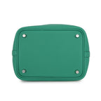 Hermes Handbag Picotin Lock PM Vert Vertigo Silver Taurillon Clemence Tote — view 3